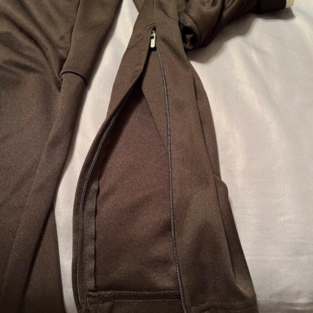 Women's Adidas Climacool Tapered Athletic Pants, Black, XS, Zip Ankle & Pockets - Picture 4 of 6